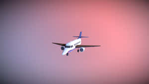 Brighten Up Your Next Flight - Fly In A Pink Plane Wallpaper