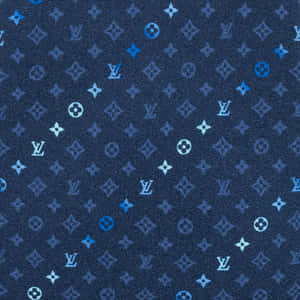 Brighten Up Your Wardrobe With This Bold Louis Vuitton Blue Wallpaper