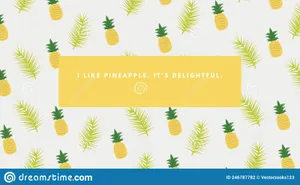 Brighten Your Day With A Tropical Pineapples On Your Desktop Wallpaper Wallpaper