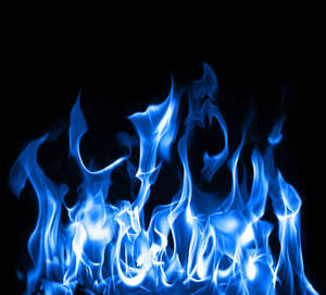 Brilliant Blue Flame Wallpaper