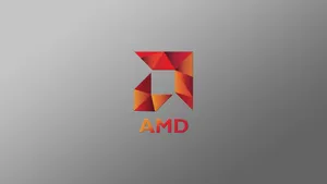 Brilliant Geometric Amd Logo Design Wallpaper