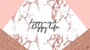 Bring Happiness To Your Screen - Beautiful Rose Gold Tumblr Background Wallpaper