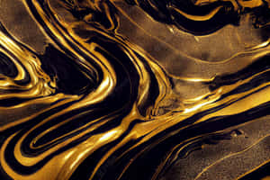 Bring The Darkness And Shine Of Elegance With Black And Gold Wallpaper