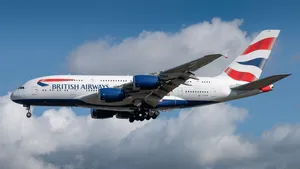 British Airways Airbus On A Flight Wallpaper