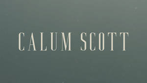 British Singer-songwriter, Calum Scott Wallpaper