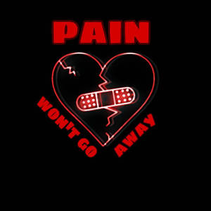 Broken Heart Glitch Art Wallpaper