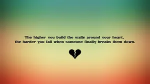 Brokenhearted Pain Quotes Wallpaper