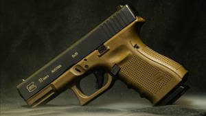 Bronzed Glock 19 Gen 4 Wallpaper