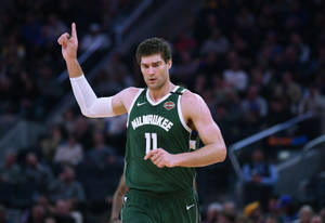 Brook Lopez Of Milwaukee Wallpaper