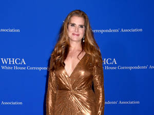 Brooke Shields At Whca Event Wallpaper