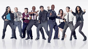 Brooklyn Nine Nine Main Characters Wallpaper