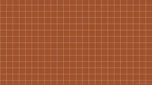 Brown Aesthetic Grid Lines Wallpaper