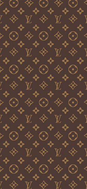 Brown Aesthetic Louis Vuitton Phone Wallpaper