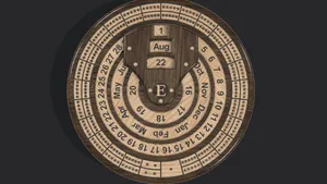 Brown Calendar Cribbage Set Wallpaper