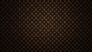 Brown Louis Vuitton Monogram Pattern Wallpaper