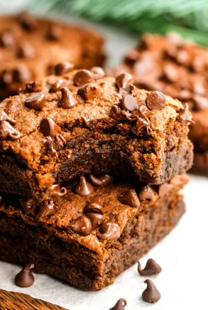Brownies With Moist Chocolate Wallpaper