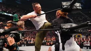 Bryan Danielson In Action At Aew Wallpaper