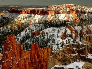 Bryce Canyon National Park Hit By Sunlight Wallpaper