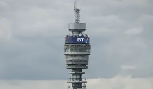 Bt Tower In Cloudy Sky Wallpaper