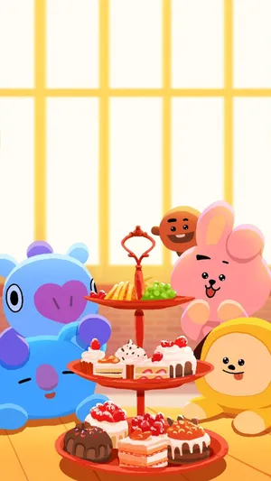 Bt21 Craving Sweets Wallpaper