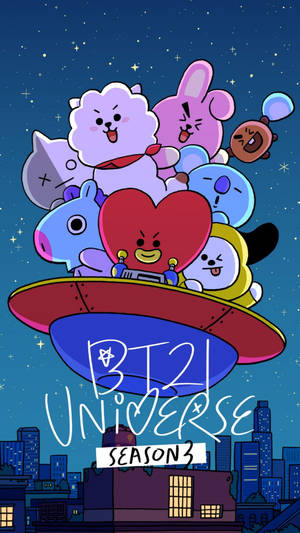 Bt21 On The U.f.o. Wallpaper