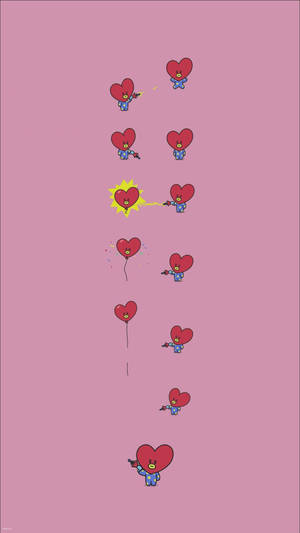 Bt21 Tata Ray Gun Adventures Wallpaper