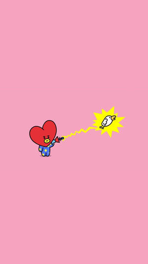 Bt21 Tata Zapping Bird Wallpaper