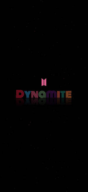 Bts 2021 Dynamite Logo Wallpaper