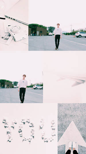 Bts Aesthetic Jin White Wallpaper