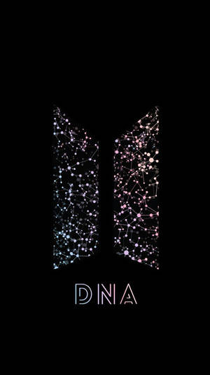 Bts Black Logo Dna Wallpaper