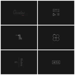 Bts Black Minimalist Wallpaper