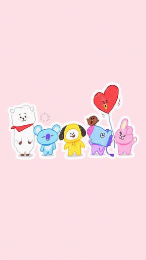 Bts Bt21 Line Up Wallpaper