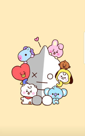 Bts Bt21 Van Huddle Wallpaper