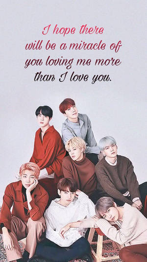 Bts Cartoon With Notes Wallpaper