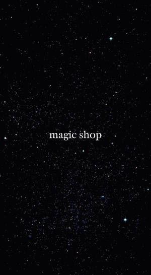 Bts Galaxy Magic Shop In Space Wallpaper