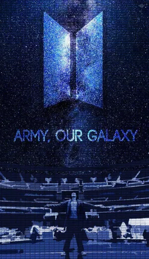 Bts Galaxy Stadium Under The Stars Wallpaper
