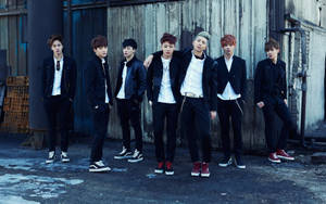 Bts Group Photo Skool Luv Affair Wallpaper