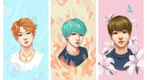 Bts Shines Bright With Their Dedicated Fan Base Wallpaper