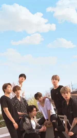 Bts Under Clouds Lockscreen Wallpaper