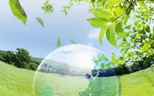 Bubble 3d Nature Wallpaper