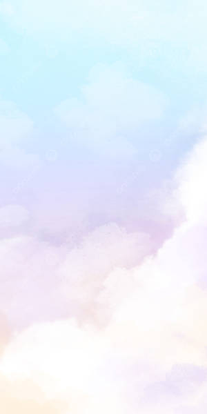 Bubble Gum Clouds Phone Wallpaper