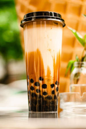 Bubble Tea Classic Brown Sugar Wallpaper