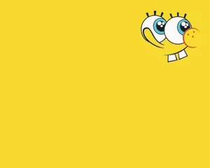 Bubbly Face Aesthetic Spongebob Desktop Wallpaper