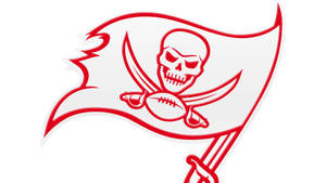 Buccaneers Red Flag Outline Wallpaper