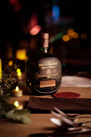 Buchanan's Whiskey Portrait During The Jungle Mayan Treasures Event Wallpaper