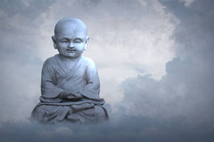 “buddha In The Clouds” Wallpaper