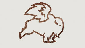 Buffalo Wild Wings Wooden Outline Wallpaper