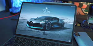 Bugatti On Laptop Iphone Wallpaper