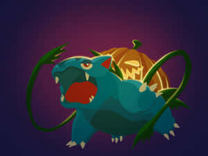 Bulbasaur Pokemon Halloween Wallpaper