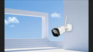 Bullet Lite 4mp Security Camera Graphic Art Wallpaper